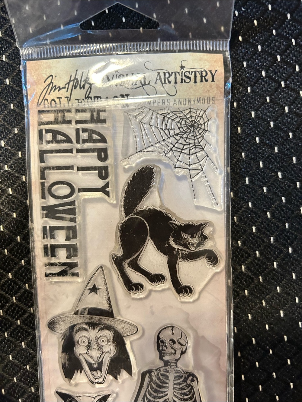 Tim Holtz Vintage Halloween Stamp Set